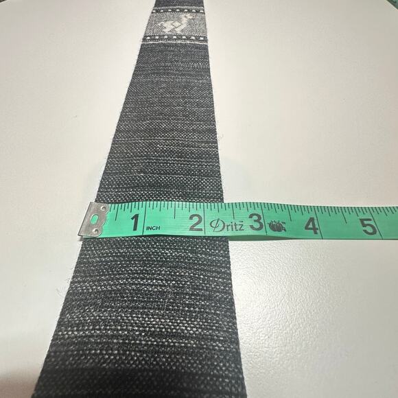 Vintage Unique Nazca Neck Tie Gray Career Office Business Casual Professional - Picture 10 of 11